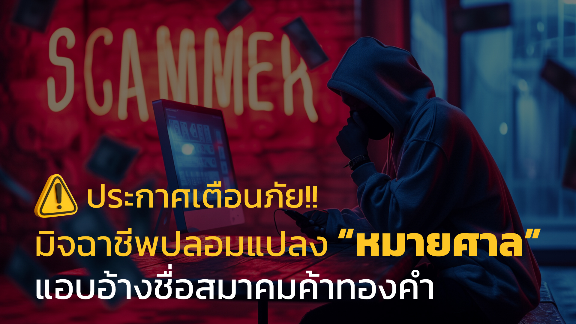 ประกาศเตือนภัย: มิจฉาชีพปลอมแปลง “หมายศาล” แอบอ้างชื่อสมาคมค้าทองคำ