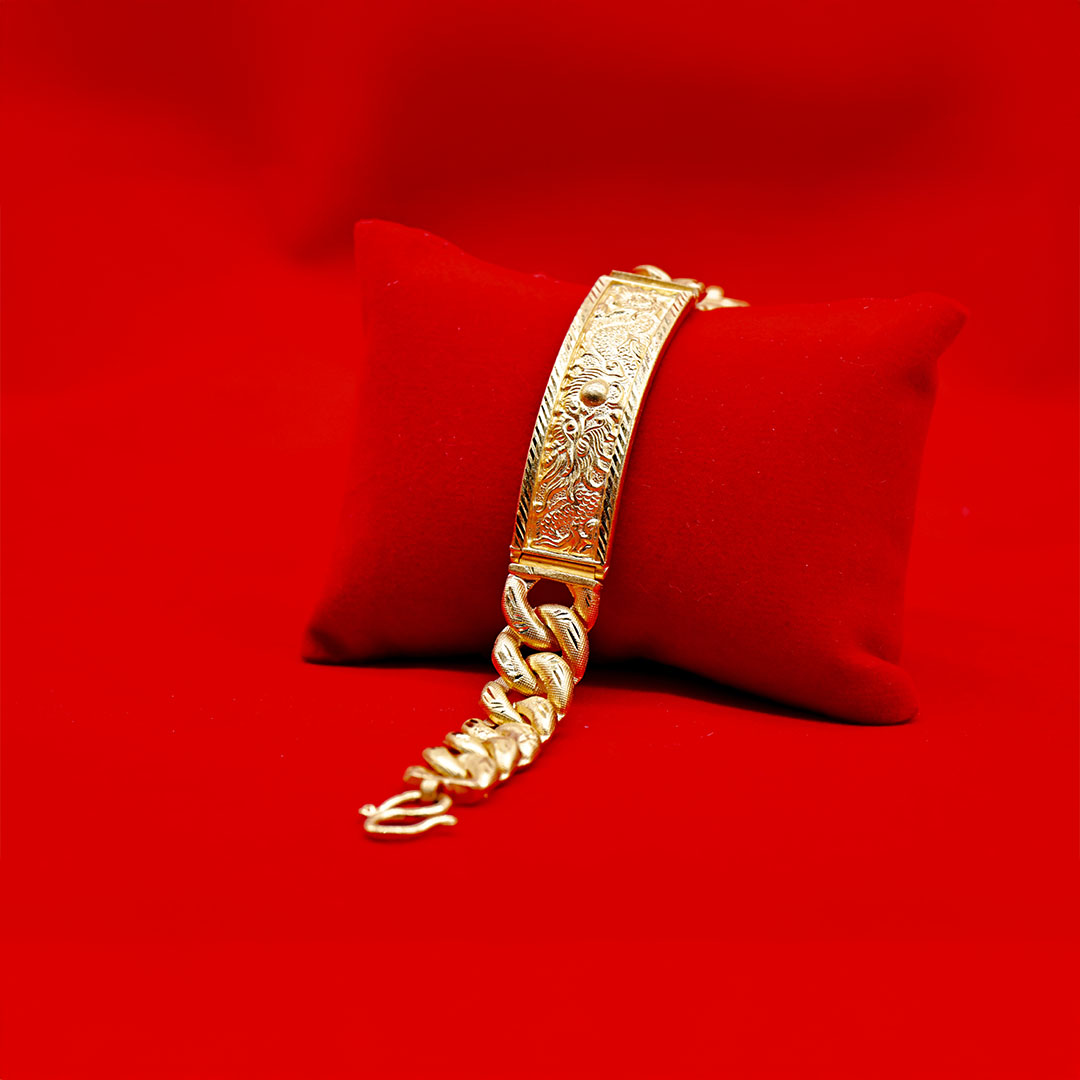 สร้อยข้อมือเลสป้ายมังกร