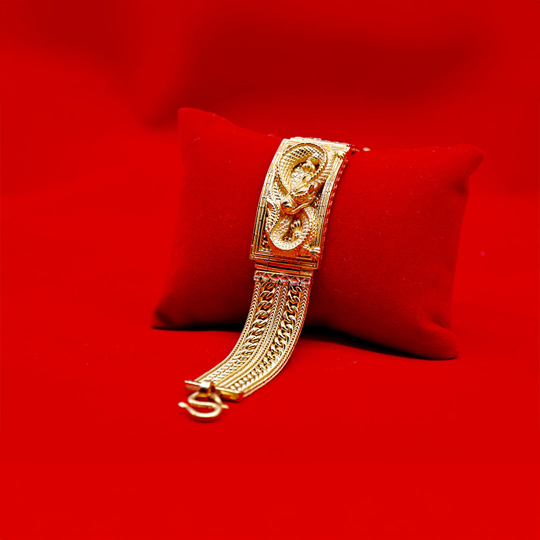 สร้อยข้อมือเลสหน้ามังกรสามมิติ