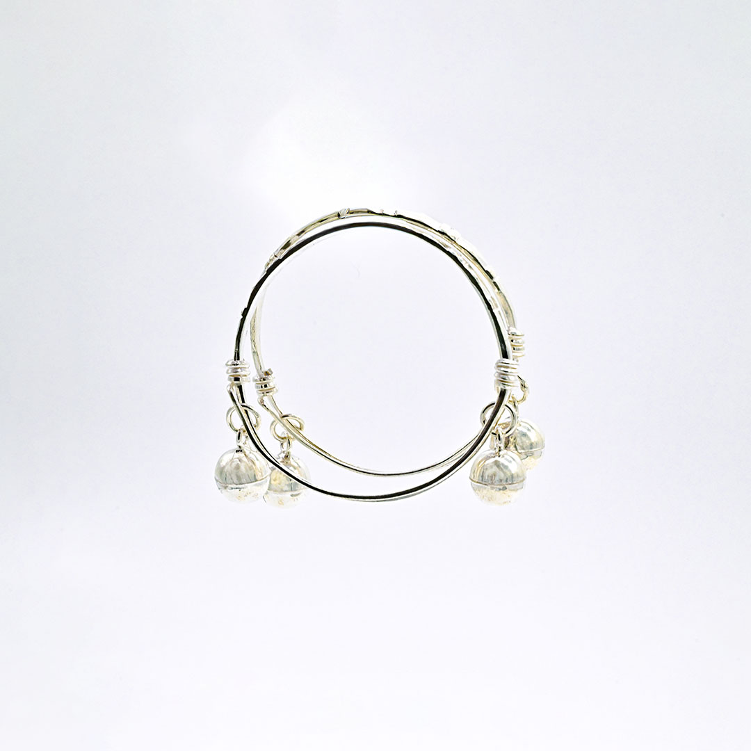 กำไลข้อเท้าเด็กเงิน